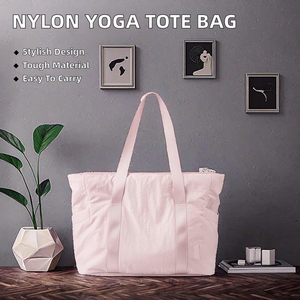 <span class=keywords><strong>Sac</strong></span> fourre-tout en nylon pour <span class=keywords><strong>femme</strong></span> avec fermeture à glissière fourre-tout <span class=keywords><strong>de</strong></span> travail <span class=keywords><strong>de</strong></span> mode portable pour infirmière danse yoga et salle <span class=keywords><strong>de</strong></span> <span class=keywords><strong>sport</strong></span> pour le <span class=keywords><strong>sport</strong></span> et les voyages - Product Image 2