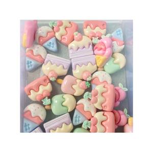 Perles de résine pour gâteau de glace crème pour la décoration intérieure Projets d'art pour enfants Décorations de mariage Jouets scolaires Slime DIY Kids - Product Image 2