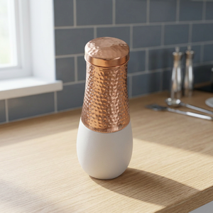 Vajilla de Cobre Martillado Ecológica, Apta para Alimentos, Apta para Lavavajillas, Resistente al Agua Hirviendo, Personalizable, Decorativa, Anticorrosiva - Product Image 2