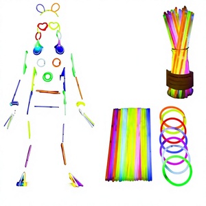 Braccialetti Luminosi Monouso Colorati, Giocattoli Luminosi Divertenti e Vibranti per Feste <span class=keywords><strong>di</strong></span> Compleanno, Eventi Patriottici e Festività - Product Image 2