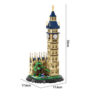 Wange 4211 Torre Elizabeth de Londres, Maqueta de Plástico de Atracciones, Juguete de Bloques de Construcción para Niños, Regalo - Product Image 4