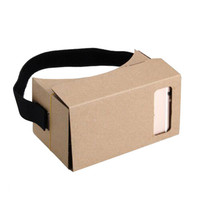 Casque de réalité virtuelle 3D en carton, boîte à lentilles VR en papier DIY avec écran de 3 à 6 pouces, laminage mat et gaufrage, recyclable