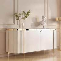 Meuble de rangement moderne en bois MDF avec portes, style ferme, pour chaussures, décoration intérieure, chambre et salon
