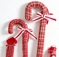 Décoration de Noël en forme de montgolfière à carreaux, très vendue, pour suspendre à l'arbre de Noël, cadeau, vente en gros