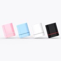 Timbre à date professionnel, roue à date réglable, corps en plastique, encre à séchage rapide, imperméable, pour les factures de bureau, les reçus, les documents