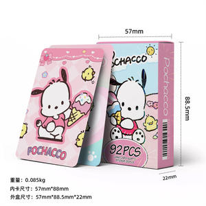 92 cartes photo d'anime de dessin animé fraîches, <span class=keywords><strong>Patcha</strong></span> Dog, autocollants 2D, cartes LOMO double face pour cadeaux - Product Image 5