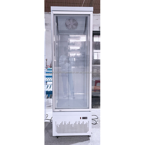 ตู้แช่แข็งแบบตั้งตรงประตูกระจกสำหรับใช้ในครัวเรือนตู้โชว์เครื่องดื่มตู้แช่ขนาดเล็ก - Product Image 2