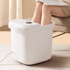 Máquina de pedicura multifunción Shiatsu eléctrica portátil, masajeador de baño de Spa de pies eléctrico con Control de temperatura, calentamiento de burbujas - Product Image 2