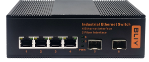 สวิตช์เครือข่ายอุตสาหกรรม BLIY 8 พอร์ต กิกะบิต พร้อม QoS ความเสถียรสูง OEM ODM - Product Image 2