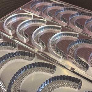 Venta al por mayor de fábrica: bandejas de vidrio tipo C, cajas de embalaje tipo blíster, bandejas de plástico transparente de PVC y embalaje rígido médico. - Product Image 1