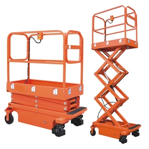 Mini Plataforma Elevadora Hidráulica Móvil de 3m/4.8m, Capacidad de Carga 300kg, para Construcción, Decoración y Trabajos Aéreos, Alquiler de Elevador de Tijera Hidráulico - Product Image 5