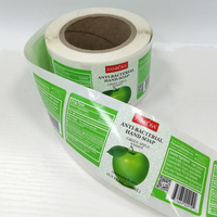 Savon liquide pour les mains avec peau naturelle et biologique de fabricant de marque privée Savon au lait de chèvre avec étiquette en papier vinyle personnalisé