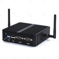 Mini PC de escritorio sin ventilador J4125 J1900 N3530 I3 I5 NUC Dual RS232 Dual LAN DDR4 Computadora industrial Nuevo producto