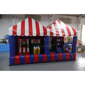 Tente gonflable géante avec plusieurs jeux combinés pour les enfants, activités de plein air, locations pour événements - Product Image 2