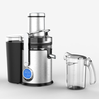 Cafulong Centrifugeuse électrique Centrifugeuse Mélangeur de jus de pomme Appareils de cuisine Presse-agrumes de qualité supérieure pour fruits