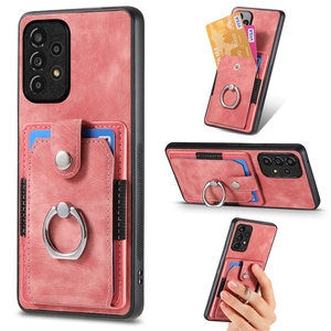 Funda trasera elástica para tarjeta de crédito para <span class=keywords><strong>Samsung</strong></span> <span class=keywords><strong>Galaxy</strong></span> A12 <span class=keywords><strong>A52</strong></span> A15 A53, para Moto <span class=keywords><strong>G</strong></span> 5G 2024, funda para teléfono con soporte de anillo tipo billetera - Product Image 5