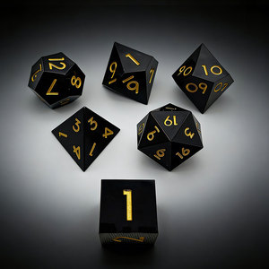 Wholesale Custom Sakura Flower Metal DND <b>Dice</b> <b>Set</b> 7Pcs Polyhedral RPG <b>Dice</b> for Dungeons & Dragons Tabletop Games - Product Image 2
