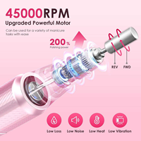 Perceuse à ongles électrique sans fil portable professionnelle Sunkin 2026, faible bruit, puissante, pour salon de manucure et polissage à domicile
