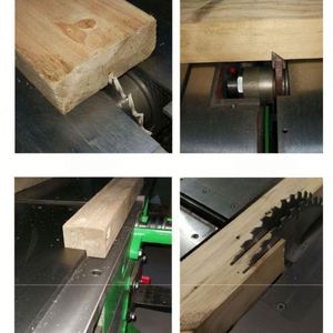 Machine à bois robuste pour le travail du bois de précision avec scie à table, dégauchisseuse et déjointeuse - Product Image 2
