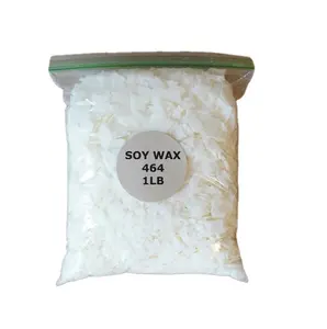 Supply Top Quality Solid Soy Wax Flakes All Natural 464 Golden Soy Wax For Candle Making