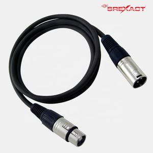 Gaine en PVC coque en alliage de zinc finition nickelée 3 broches câbles audio XLR mâle-femelle câble de microphone pour équipement audio et vidéo - Product Image 3