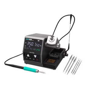 Station de soudage SUGON T61 <span class=keywords><strong>400W</strong></span>, station de retravail de soudage compatible avec les pointes de <span class=keywords><strong>fer</strong></span> à <span class=keywords><strong>souder</strong></span> C470/245/210, surface peinte, outils de grande taille - Product Image 1
