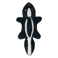 Respectueux de l'environnement chien grinçant jouet en peluche non rembourré plat à mâcher interactif raton laveur castor renard mouffette peau d'animal farce gratuit chien jouets