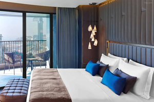 Juego de Muebles de Dormitorio de Hotel Moderno de Lujo |   Fabricante de Suites de Habitaciones de Hotel Personalizadas |   Suministro de Muebles para Hoteles de 5 Estrellas - Product Image 2