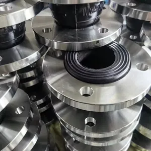 Flange Factory Direct ANSI DN100 Stainless Steel Flange Compensator Bellows Compensation Flexible Rubber Expansion Joint