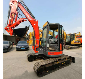 日本製中古5.5トンミニショベル、ヤンマーVio55クローラー式掘削機、油圧サム付きヤンマー35販売中 - Product Image 1