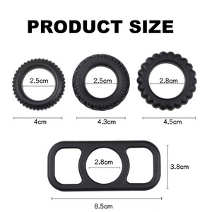 Nuevo anillo de silicona para adultos, juguete para pene, juegos para parejas, máquina de agrandamiento de erección para un juguete sexual para adultos más fuerte y más duro - Product Image 6