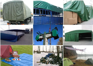 Toptan Su Geçirmez PE Kaplamalı Hafif Branda Kumaşı Dokuma Düz Anti UV Kamyon Tarım Endüstriyel Kullanım İçin - Product Image 4