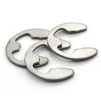 304 Metric Oval Head M3 M3.5 M4 M5 M6 M8 M10 Stainless Steel Snap E Clip Retaining Ring Circlip