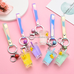 Gran Promoción Llavero <span class=keywords><strong>de</strong></span> Acrílico con Líquido Flotante <span class=keywords><strong>de</strong></span> Burbujas, Diseño <span class=keywords><strong>de</strong></span> Osito y Taza <span class=keywords><strong>de</strong></span> Té con Leche, Artesanal - Product Image 6