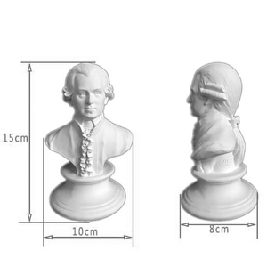 Estatuillas de música de resina más populares, estatuillas de música, cabeza humana, escultura de resina, estatua de resina personalizada - Product Image 4