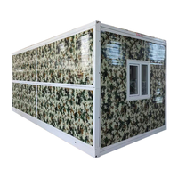 Maison conteneur mobile en acier démontable, pliable, pour chantier de construction, ou bâtiment de jardin, fabriquée par le fabricant