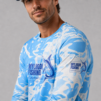Chemise de pêche à manches longues pour homme, protection solaire UPF 50+, vêtements personnalisés avec design par sublimation