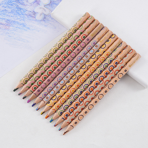 Macaron 12Pcs Đa-Màu Bút Chì Chất Lượng Cao Màu Bút Chì Phác Thảo Bút Chì Nghệ Thuật Thiết Lập Cho Trẻ Em - Product Image 1