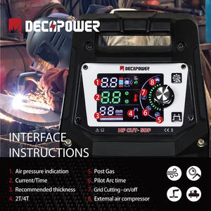 <span class=keywords><strong>DECAPOWER</strong></span> HF CUT-50P Machine de découpe plasma sans contact à haute fréquence avec visualisation, épaisseur maximale de coupe 22 mm pour acier et aluminium - Product Image 4
