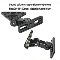Altavoz profesional de pared con soporte ajustable para tarjetas, columna de sonido envolvente colgante