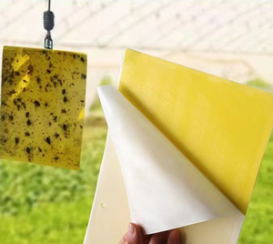 Lanpai LP-5042 10*20cm Trappola per Insetti Volanti a Doppia Faccia con Forte Adesione, Gel Giallo, Ecologica e Usa e Getta - Product Image 4