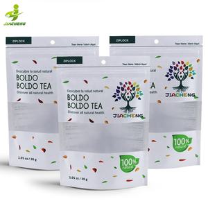 エコフレンドリーパーソナライズカスタムマット再利用可能ジップロックスタンドアップポーチクラフト紙お茶包装袋クリア窓付き - Product Image 2