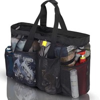 Sac à main de plage en maille de polyester de grande capacité transfrontalière européenne et américaine sac à bandoulière mode pour femmes pour les voyages en plein air