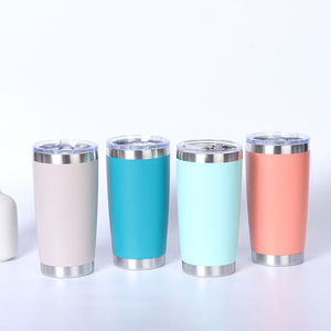 Custom Double Wall Stainless Steel 20oz Leak-Proof BPA Free Vacuum Insulating Portable <b>Hot</b> <b>Cold</b> Travel Mug Tumbler - Product Image 2