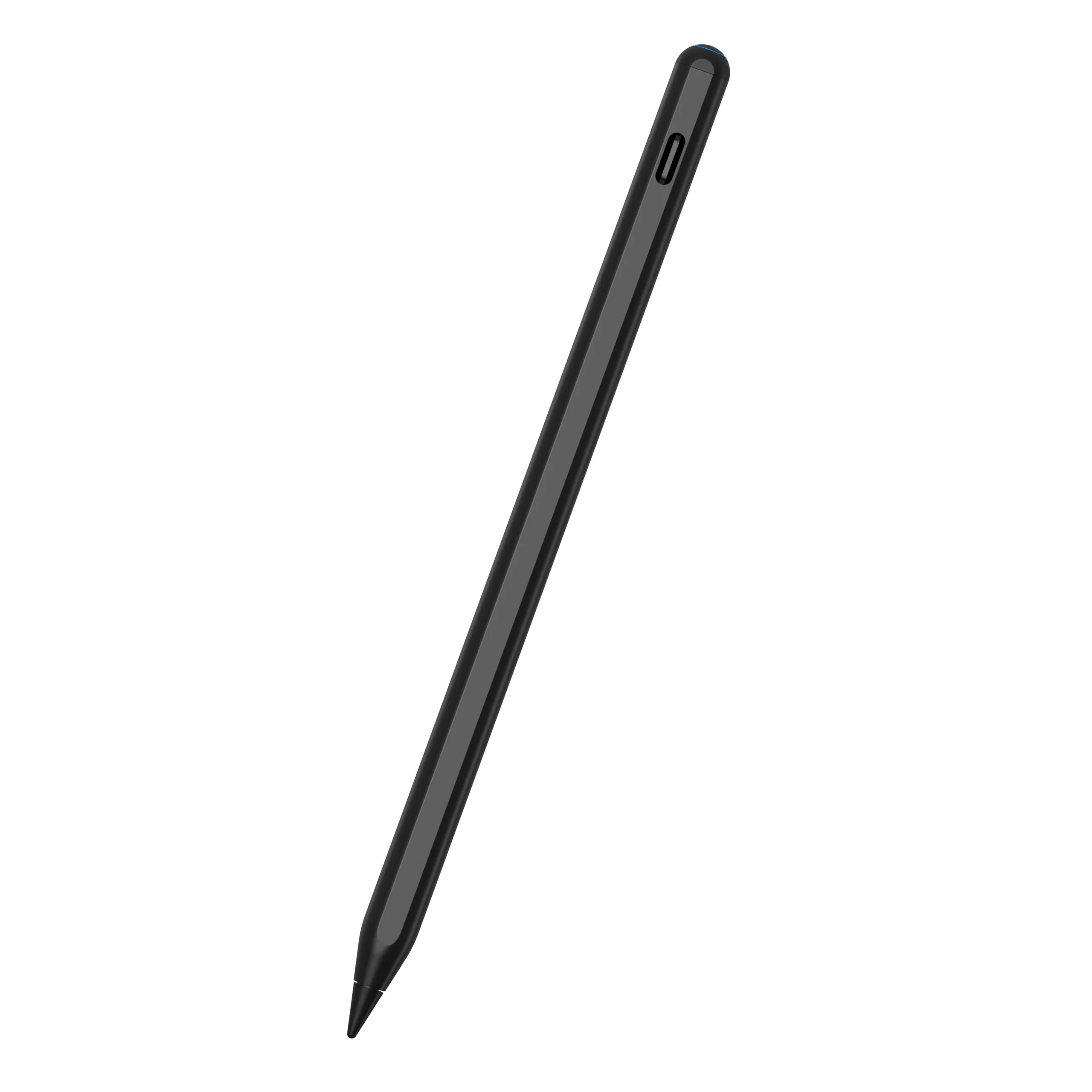 Pena Stylus SENTUH hitam 2024, untuk 2nd Apple pensil untuk IPad Pro 11 inci 1/2/3/4th Pro 12.9 inci 3/4/5/6th Air 4/5th Mini