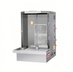 Barbecue commercial à deux brûleurs en céramique avec rotation automatique - Product Image 3