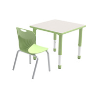 Meubles de garderie, ensemble table et chaises pour enfants, table d'étude, chaise, mobilier de maternelle, activité en classe, bureau et chaise combinés
