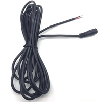 22AWG 5,5*2,5mm Kupfer leiter Buchse zu DC Pigtail Wire End offen mit verzinntem industriellem Verlängerung kabel