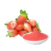 Natuurlijk voedingsmiddelkwaliteit biologisch aardbeienextract drankmix spraygedroogd concentraat sappoeder in trommel-/flesverpakking