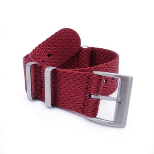 Correas clásicas de nailon de alta calidad, pulsera de color sólido de 20mm y 22mm - Product Image 1